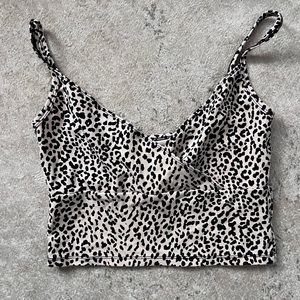 Leopard Print Crop Top